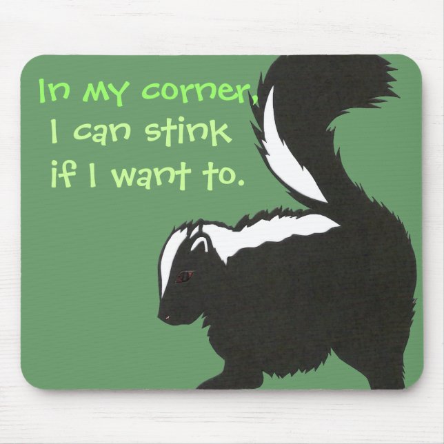 Baby Skunk Mousepad (Front)