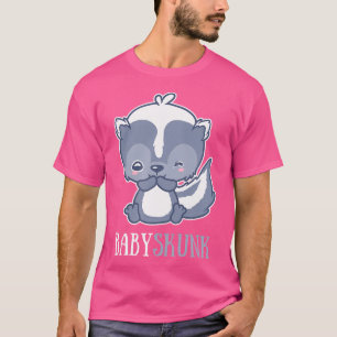Baby Skunk Polecat Funny Trash Animal T-Shirt