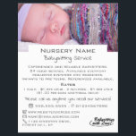 Baby Sleeping Babysitting, Daycare, Nursery Advert Flyer<br><div class="desc">Baby Sleeping,  Babysitting,  Daycare,  Nursery Advertising Flyer by The Business Card Store.</div>