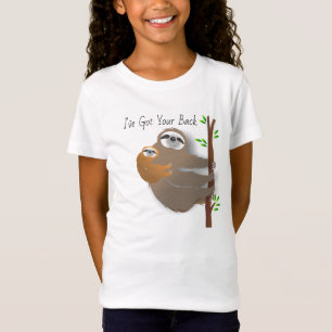 Baby Sloth on Mom Sloth's Back T-Shirt