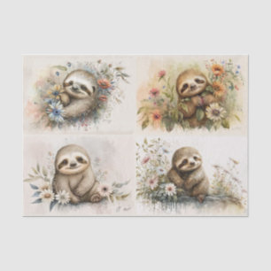 Baby Sloths Tissue Paper