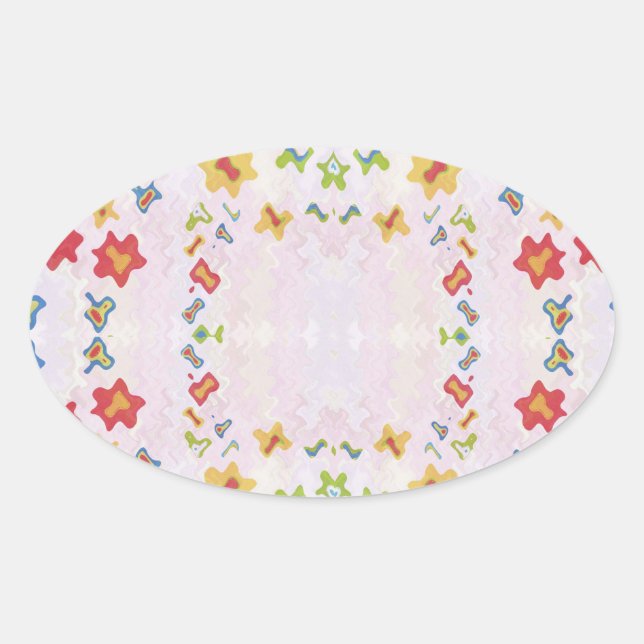 Baby Smiles : DIAMOND Graphics Oval Sticker (Front)