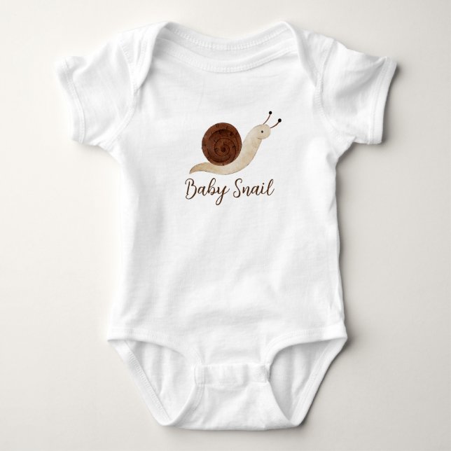 Baby Snail  Bodysuit (Front)