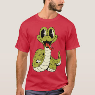 Baby Snake Reptiles Comic Snake for Boys Girls gif T-Shirt
