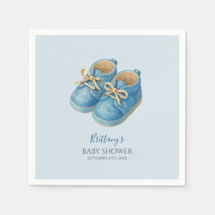 Baby Sneakers Sports Baby Shower  Napkin