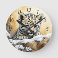 Baby Snow Leopard