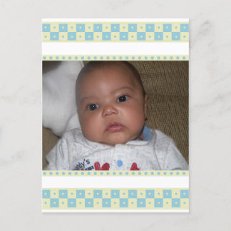 Baby Snower Thank You Postcards