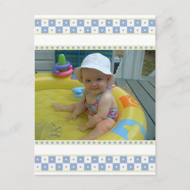 Baby Snower Thank You Postcards (Front)