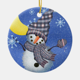 Baby Snowman Dated Keepsake Ornament