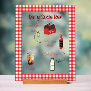 Baby Soda Ready to POP Dirty Soda Sign