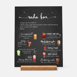 Baby Soda Ready to POP Soda Bar Acrylic Sign