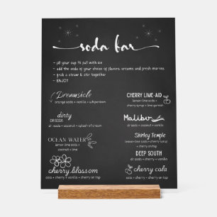 Baby Soda Ready to POP Soda Bar Acrylic Sign