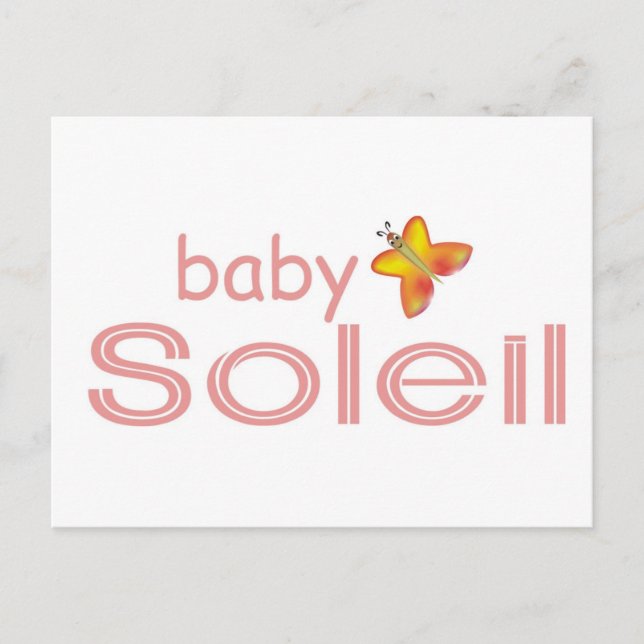 Baby Soleil Postcard (Front)