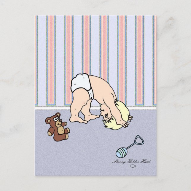 Baby Somersault Postcard (Front)