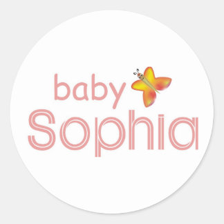 Baby Name Sophia Stickers and Sticker Transfer Designs - Zazzle UK