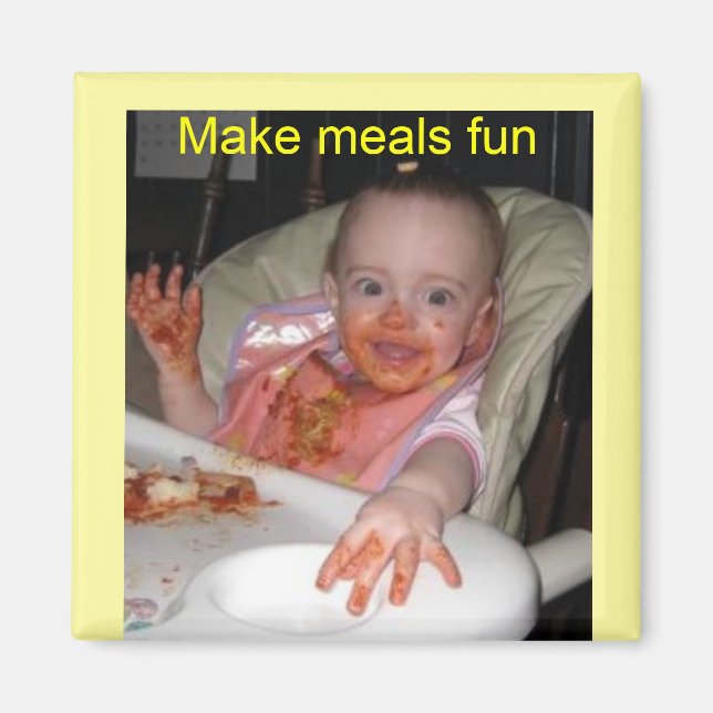 Baby Spaghetti Fun Magnet (Front)