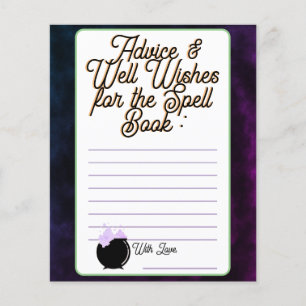 Baby Spell Book Advice & Well Wishes