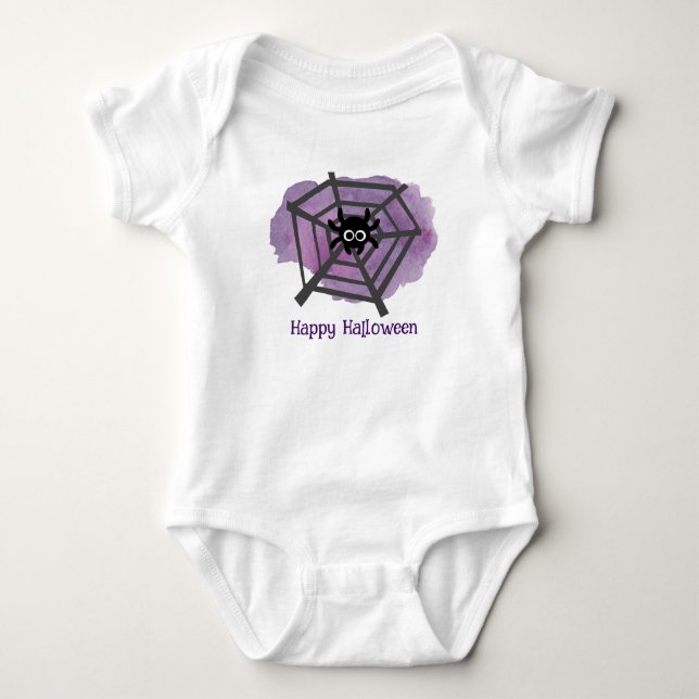 Baby Spider In A Web Bodysuit (Front)