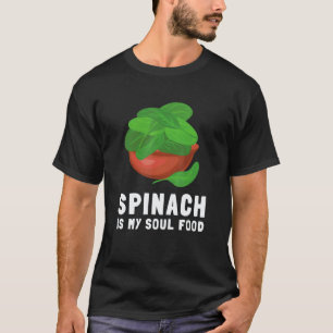 Baby Spinach Organic Spinach And Kale Vegetarian V T-Shirt