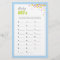 Baby Sprinkle / Baby Shower ABCs Game - Blue