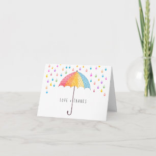 Baby Sprinkle   Baby Shower Thank You Card