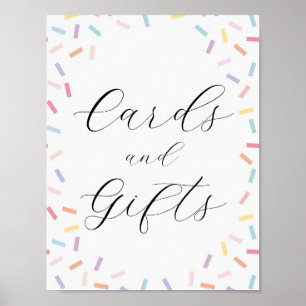 Baby Sprinkle Cards and Gifts Sign