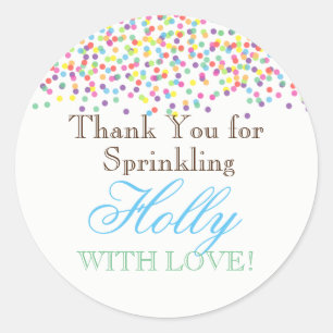 Baby Sprinkle Favour Stickers