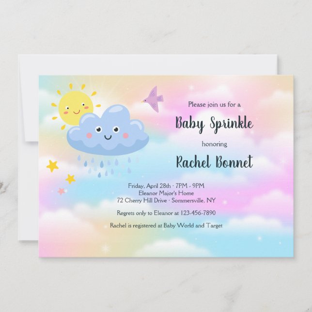 Baby Sprinkle Invitation (Front)
