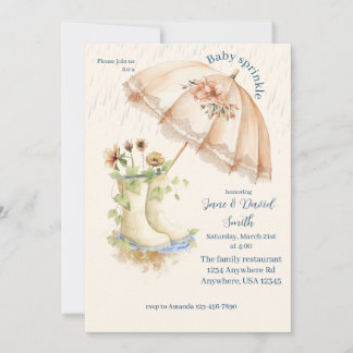 Baby Sprinkle Invitation