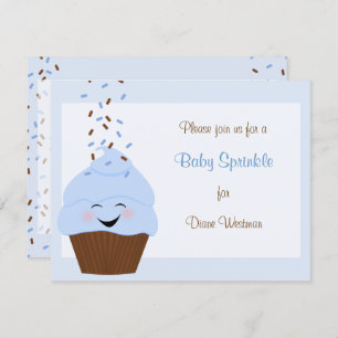Baby Sprinkle Invitation in Blue