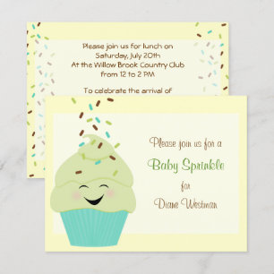 Baby Sprinkle Invitation in Gender Neutral Lights