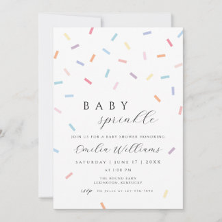 Baby Sprinkle Invitation | Sprinke Baby Shower
