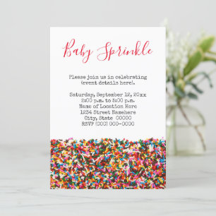 Baby Sprinkle Invitations
