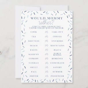 Baby Sprinkle Shower Game Invitation