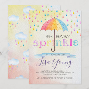 Baby Sprinkle Shower Invitation