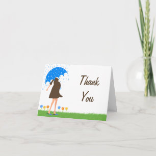 Baby Sprinkle Shower Thank You Card
