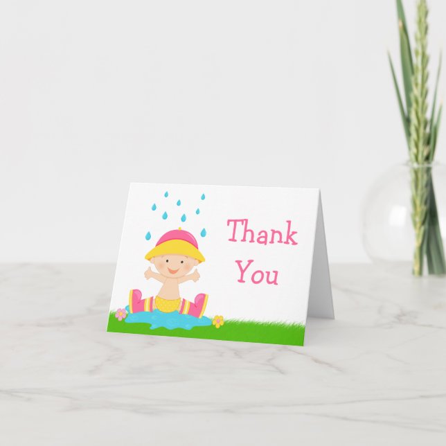 Baby Sprinkle Thank You Card (Front)