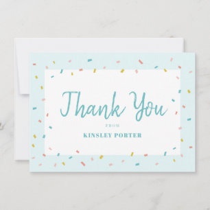 Baby Sprinkle Thank You Card