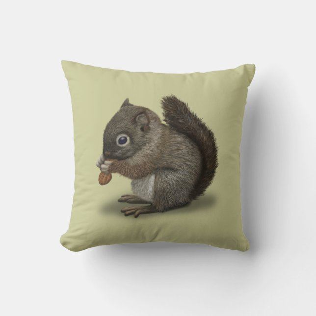 Baby Squirrel Cushion (Front)