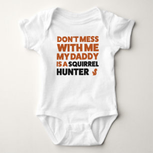 Baby Squirrel Hunting Jersey Bodysuit Shirt