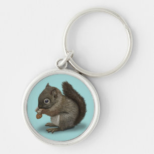 Baby Squirrel Key Ring