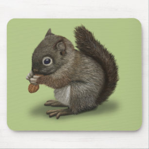 Baby Squirrel Mouse Mat