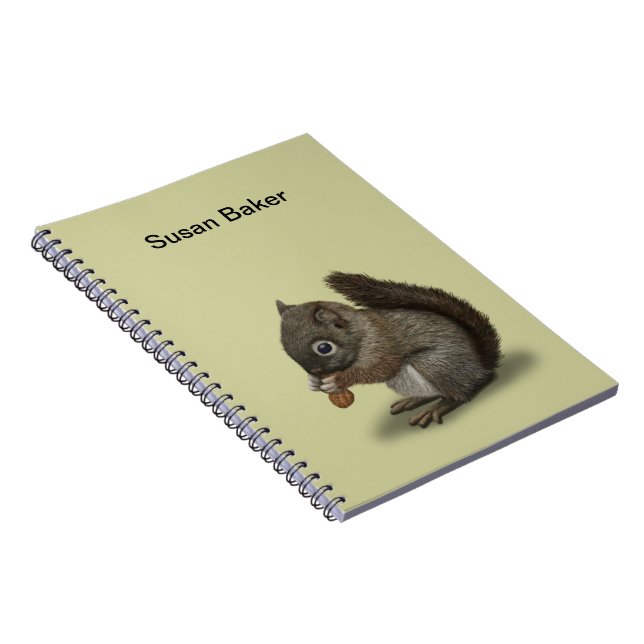 Baby Squirrel Notebook (Right Side)