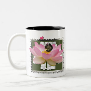 Baby Squirrel Two-Tone Coffee Mug