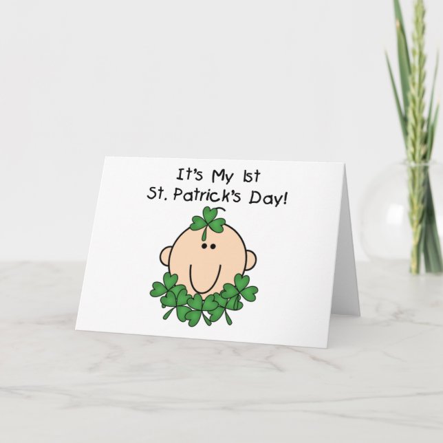 Baby St. Patrick's Day Card (Front)
