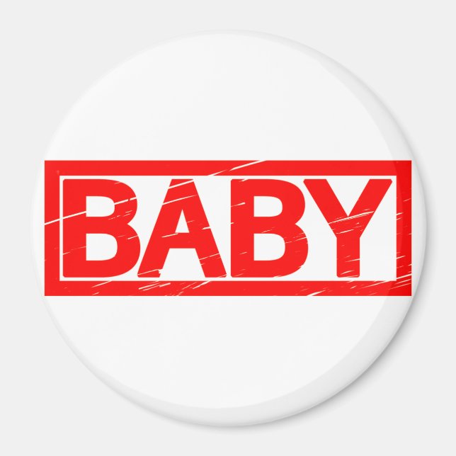Baby Stamp Magnet (Front)