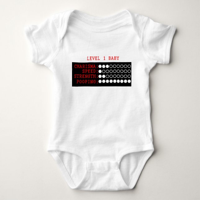 Baby Stats Bodysuit (Front)