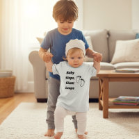 Baby Steps, Giant Leaps Cute Footprints