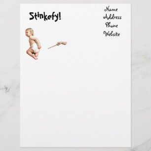 Baby Stinkefy!-letterhead Custom Letterhead