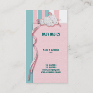 Baby store childcare infants nursery business card